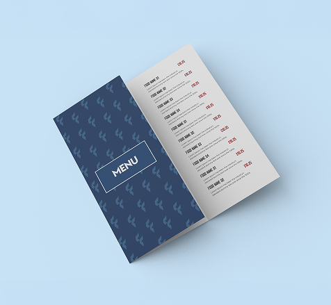 Menu cards