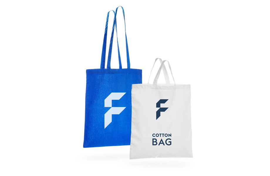 Basic cotton bags - long handle, short handle