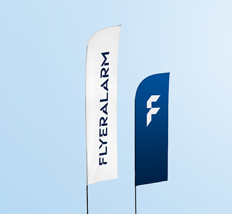 Feather flags, mechanism and print