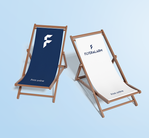 Basic deck chairs without armrest, mechanism and print