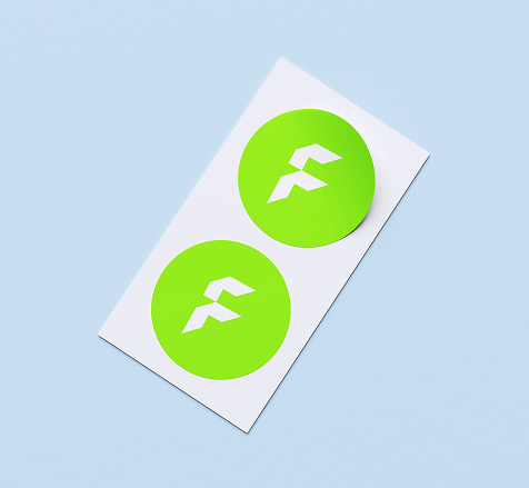 Neon stickers