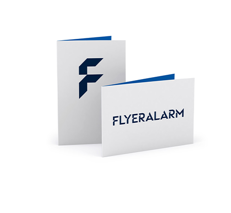 Standard folded business cards