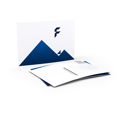 Postcards in standard sizes